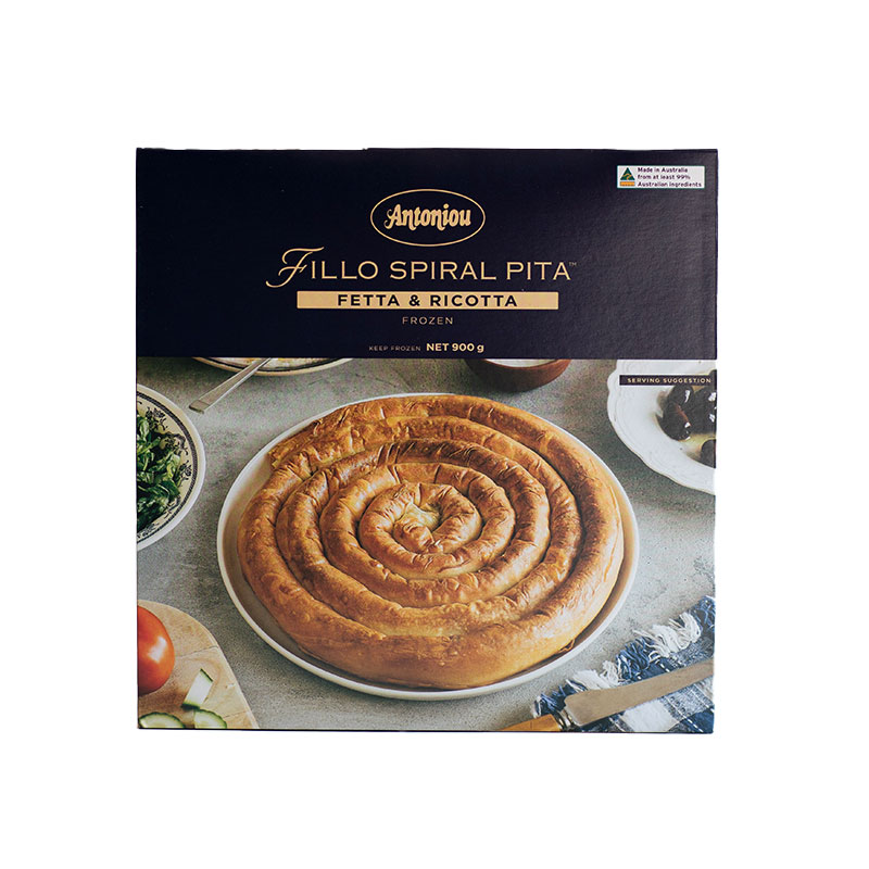 ant filo spiral fetta & ricotta 900g* (8) [B][CSP]