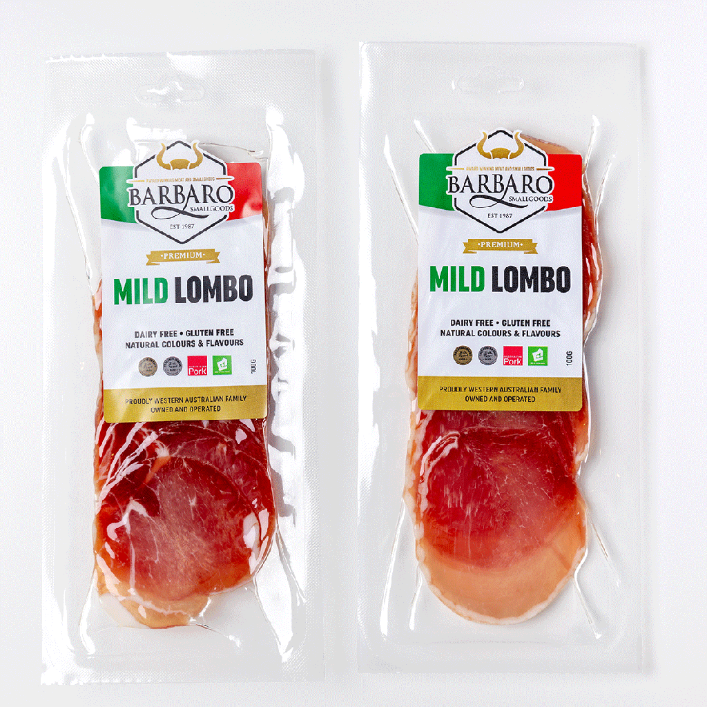 barbaro RETAIL lombo sliced 12 x 100g [B]