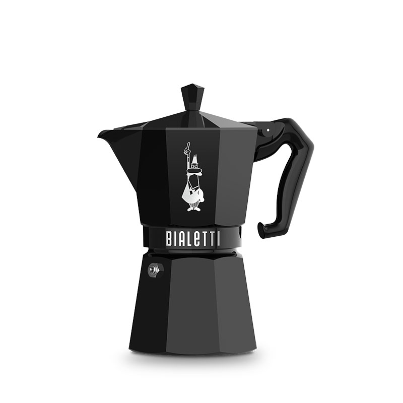 bialetti 9066 moka exclusive black 6 cup* [U]