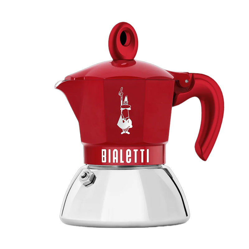 bialetti 9069 moka exculsive induction red 2 cup* [U]