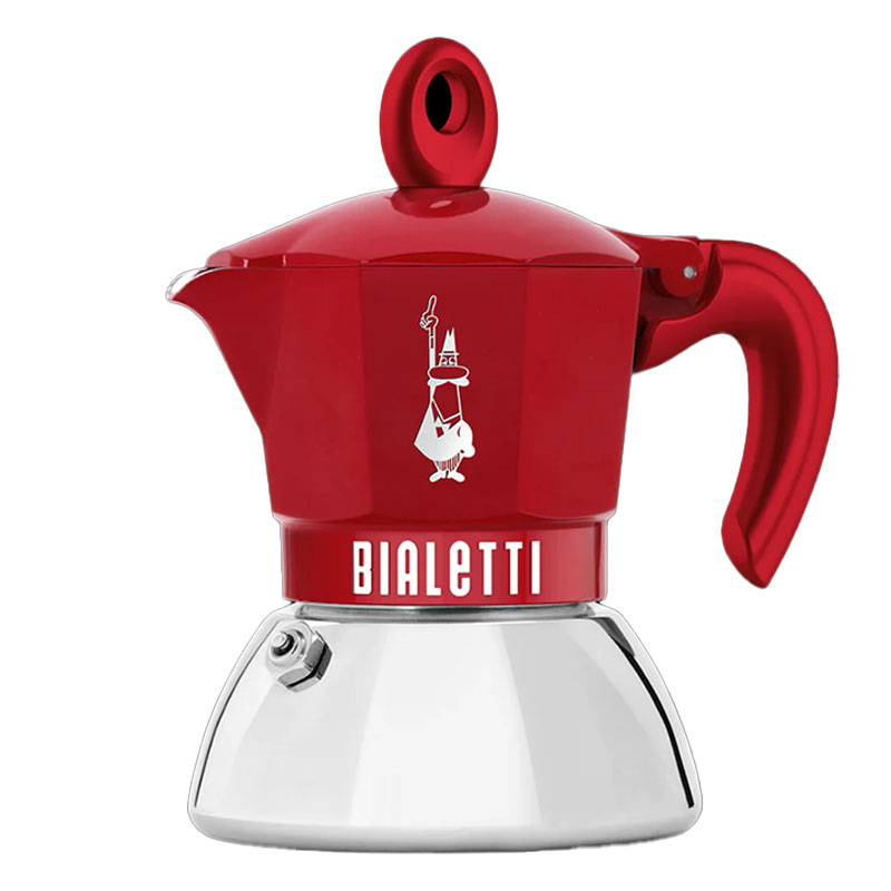 bialetti 9070 moka exculsive induction red 4 cup* [U]