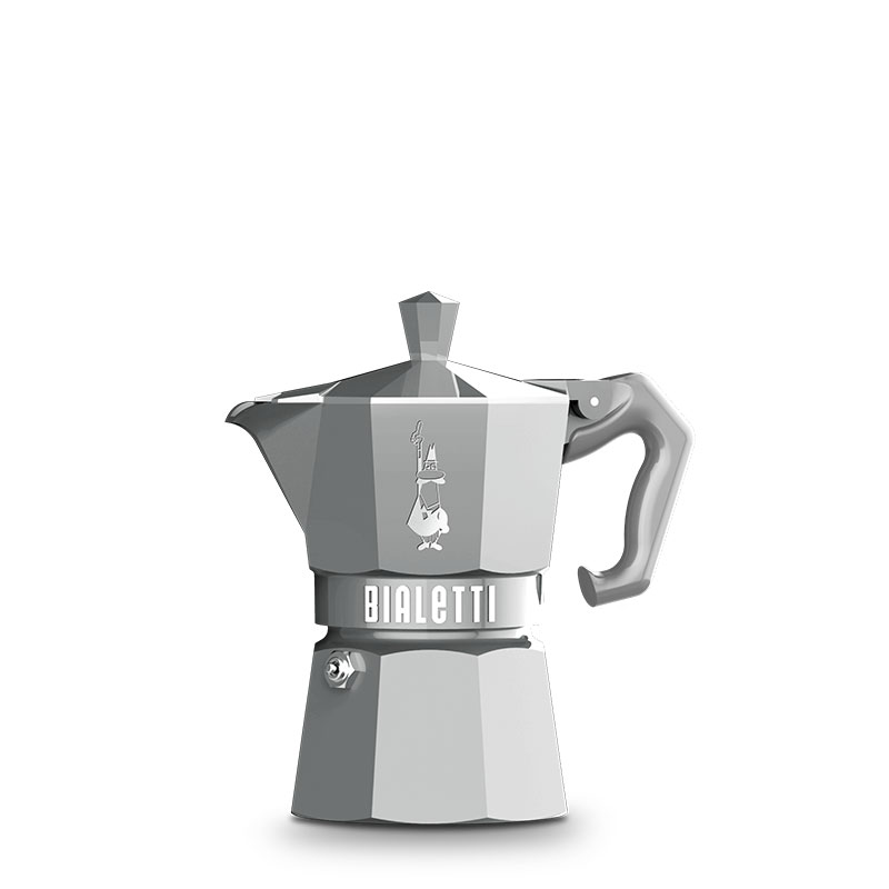 bialetti 9053 moka exclusive silver 3 cup* [U]