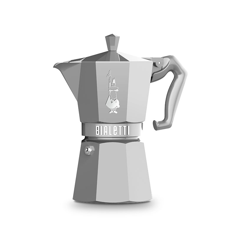 bialetti 9054 moka exclusive silver 6 cup* [U]