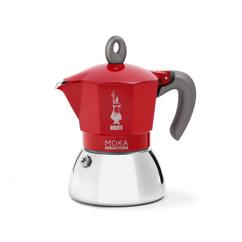 bialetti 6946 moka induction red 6 cup* [U]