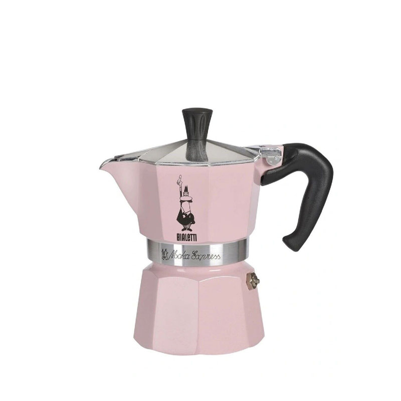 bialetti 9214 moka express pink 3 cup* [U]