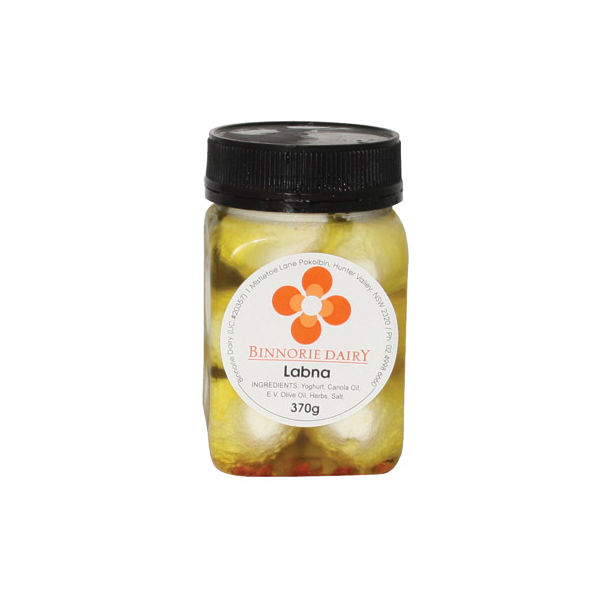 bin dairy labna yoghurt balls 370g [U]