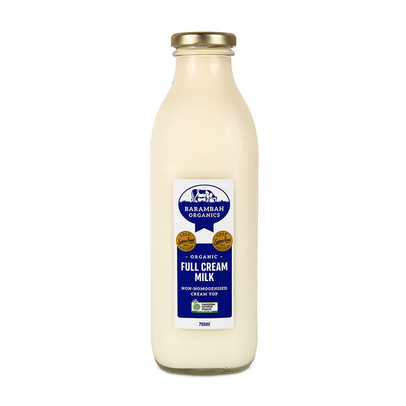 bo milk full cream GLASS 6*750ml [B]