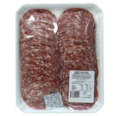 propan sliced sopressa mild R/W 500g [K]