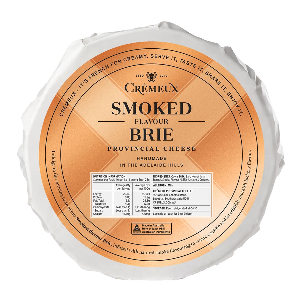 cremeux smoked BRIE 2 x1kg [B]