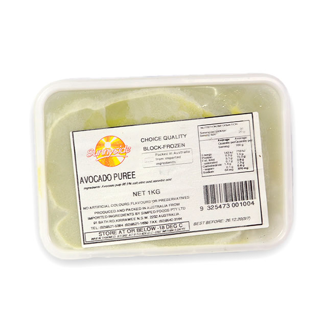 gfd puree frozen avocado 1l (12)[U]