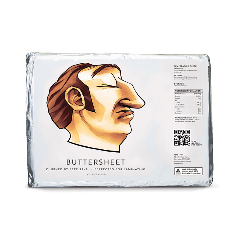 pepe saya butter sheets 6 x1kg (280 x 280mm) [B]