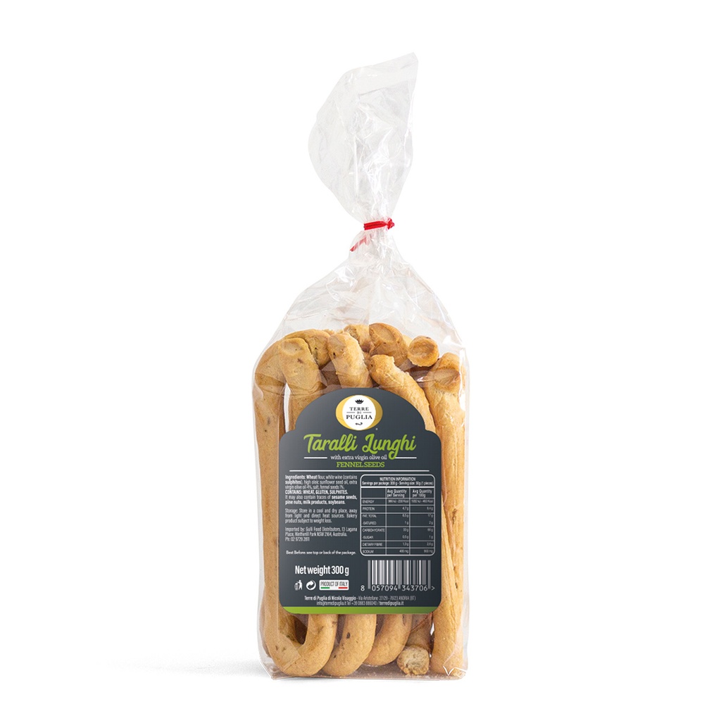 terre taralli lunghi fennel 10 x 300g [B]