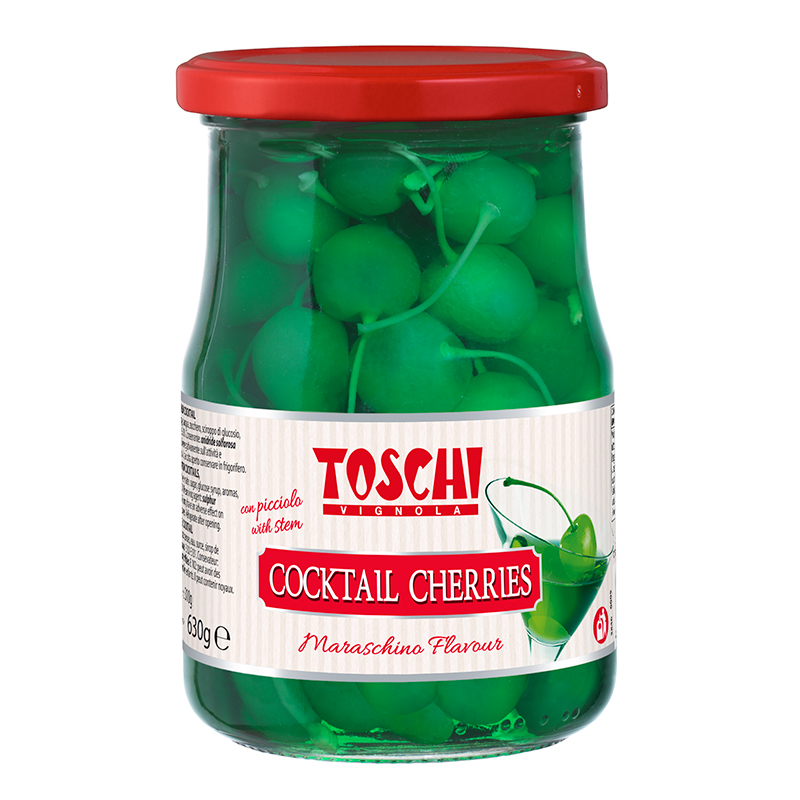 toschi N75 green cherries 6 x 630g [B]