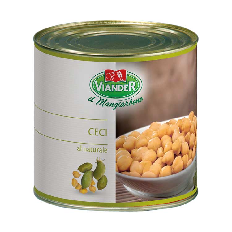 viander chickpeas in brine 2.6kg [U]