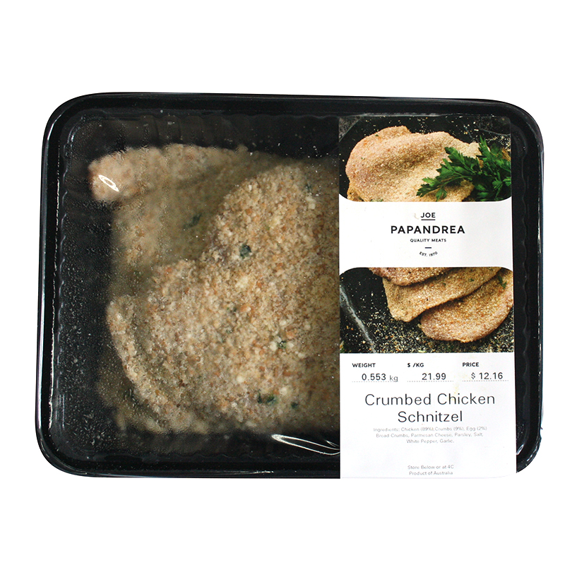 jpqm retail chicken snitzel crumbed [K]