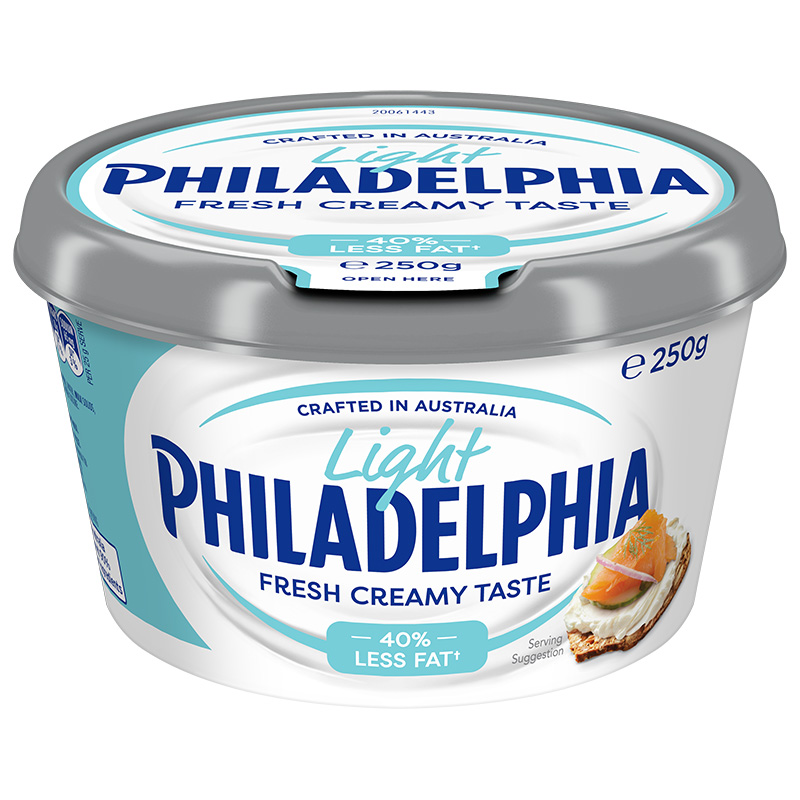 philadel creamcheese lite tub 12 x 250g[B]871440