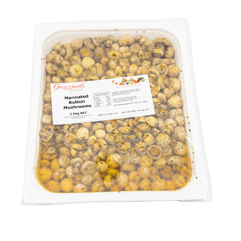 pronto e fresco mushroom button 2.6kg (2) [U]