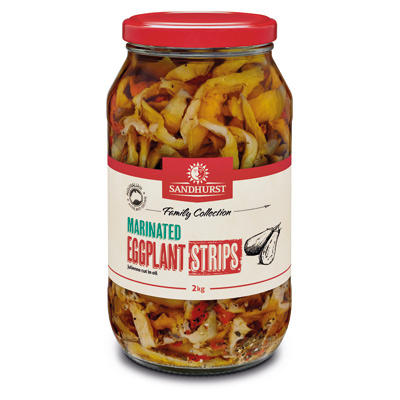 shurst eggplant marinated strips 1.7kg [U]