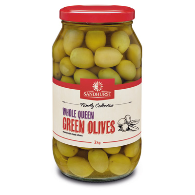 shurst olives green queen whole 2kg [U]