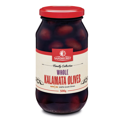 shurst olives kalamata whole 6 x500g [B]