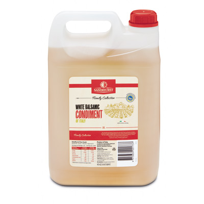 sandhurst vinegar balsamic white 5l [U]