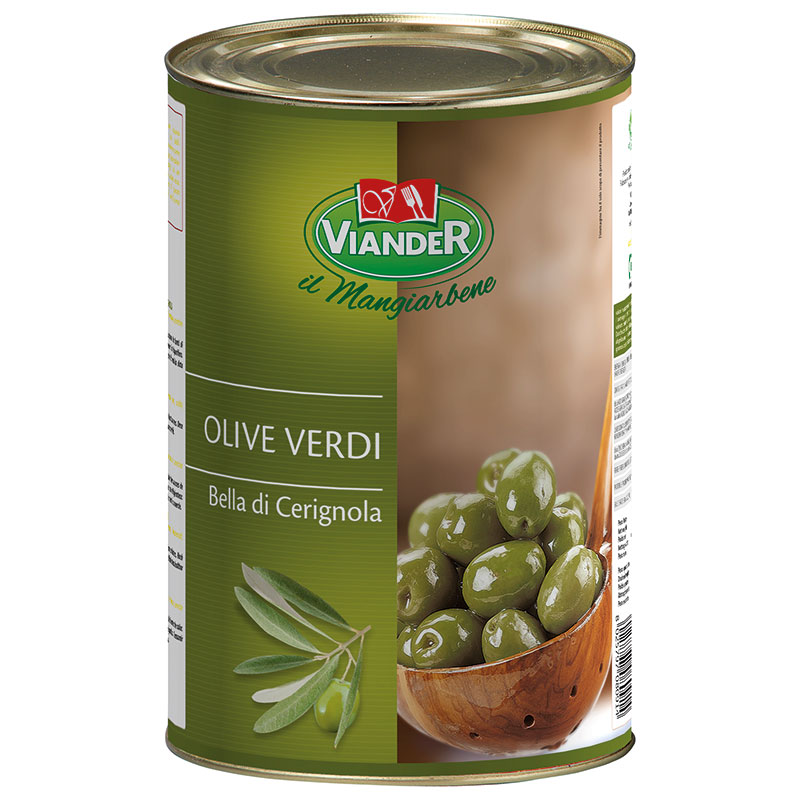 viander olives bella di cerignola green 4.2kg [U]