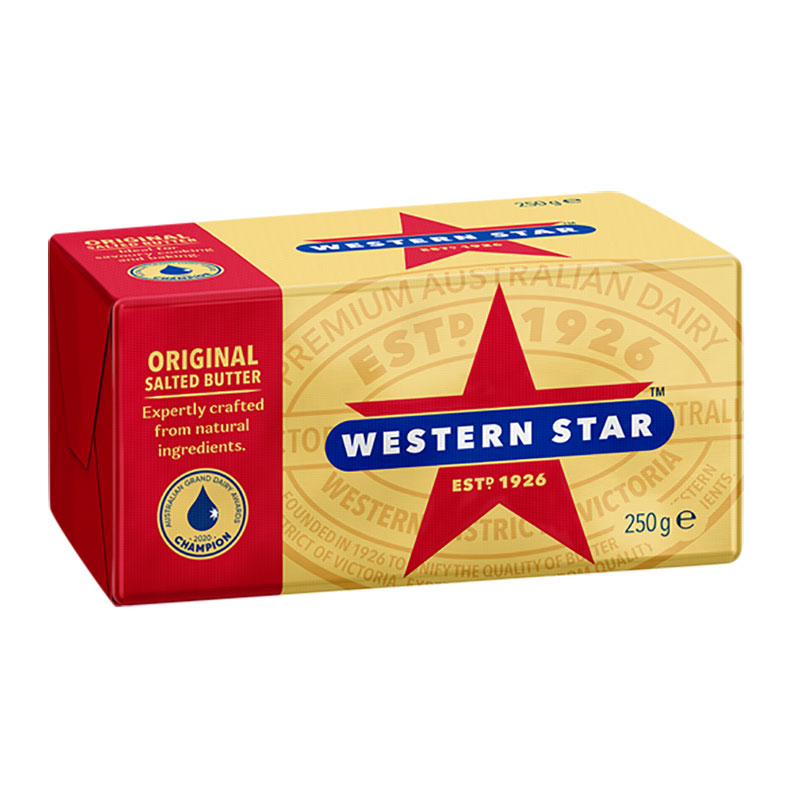 western star butter salted 32 x 250g [B]