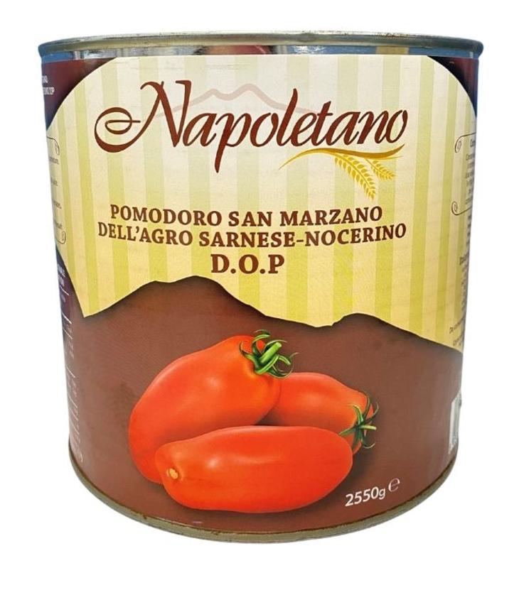 SAN MARZANO DOP WHOLE PEELED TOMATOES 2.5KG