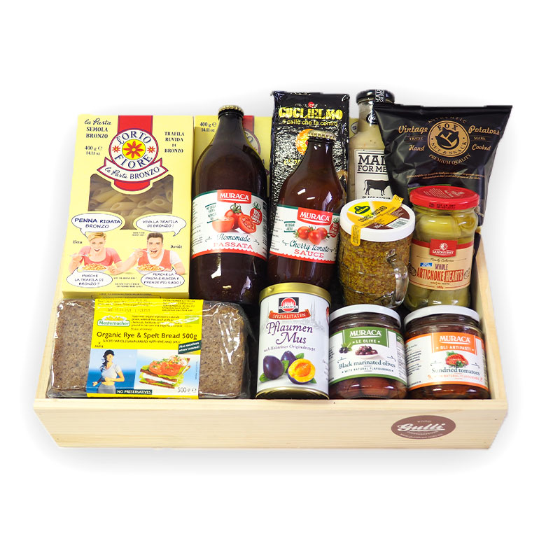 medium gourmet dry goods hamper* [U]