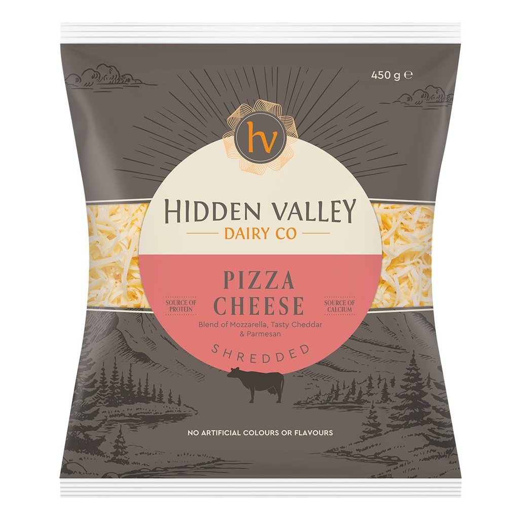 hidden valley pizza shredded 12 x 450g [B]