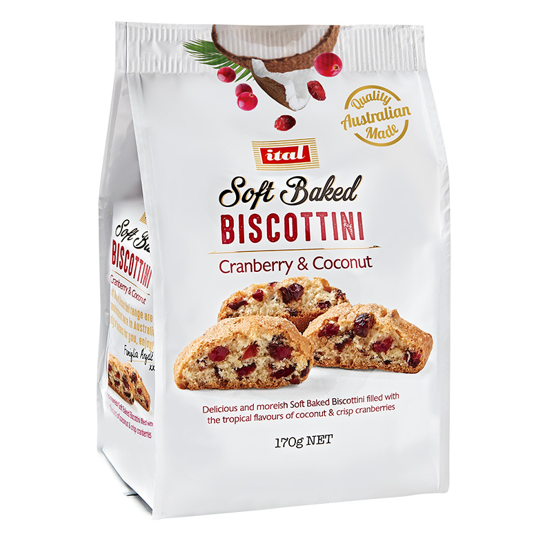 ital biscuit cranb & coconut 5 x170g* [B]