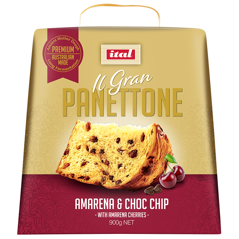 ital panettone gold amarena & choc(box) 900g*(6)[B][SI-PANCHEE9]