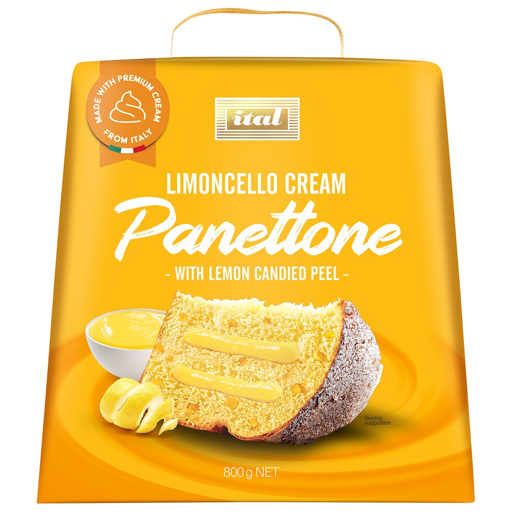 ital panettone limocello & lemon peel (box) 800g*(6) [B][SI-LEMC8]