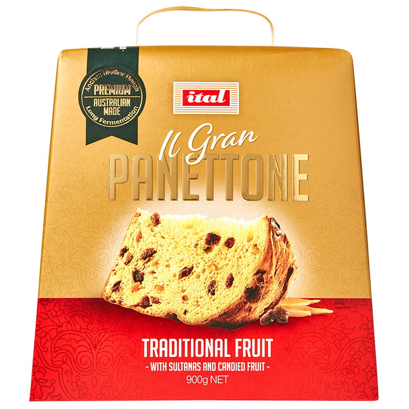 ital panettone gold traditional (box) 900g* (6) [B][SI-G.PAN1.1]