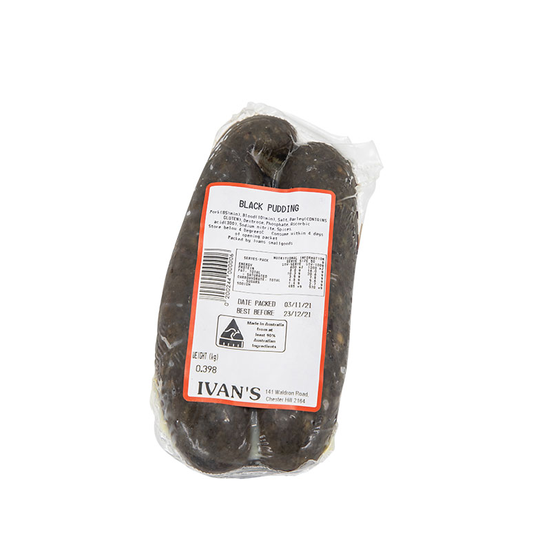 ivans pudding black 400g [K]