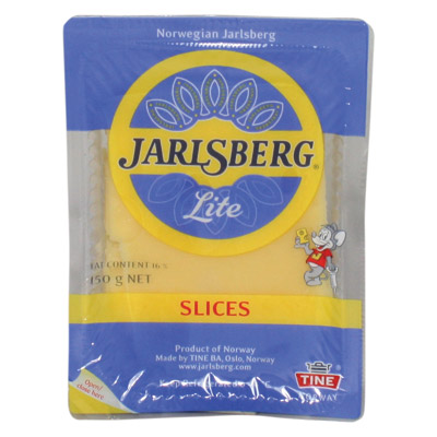 jarlsberg sliced lite 12 x 150g [B]