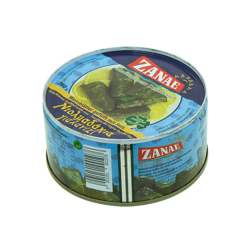 kebia 504 zanae dolmades STUFFED GRAPE LEAVES WITH RICE 280g (24) [B]