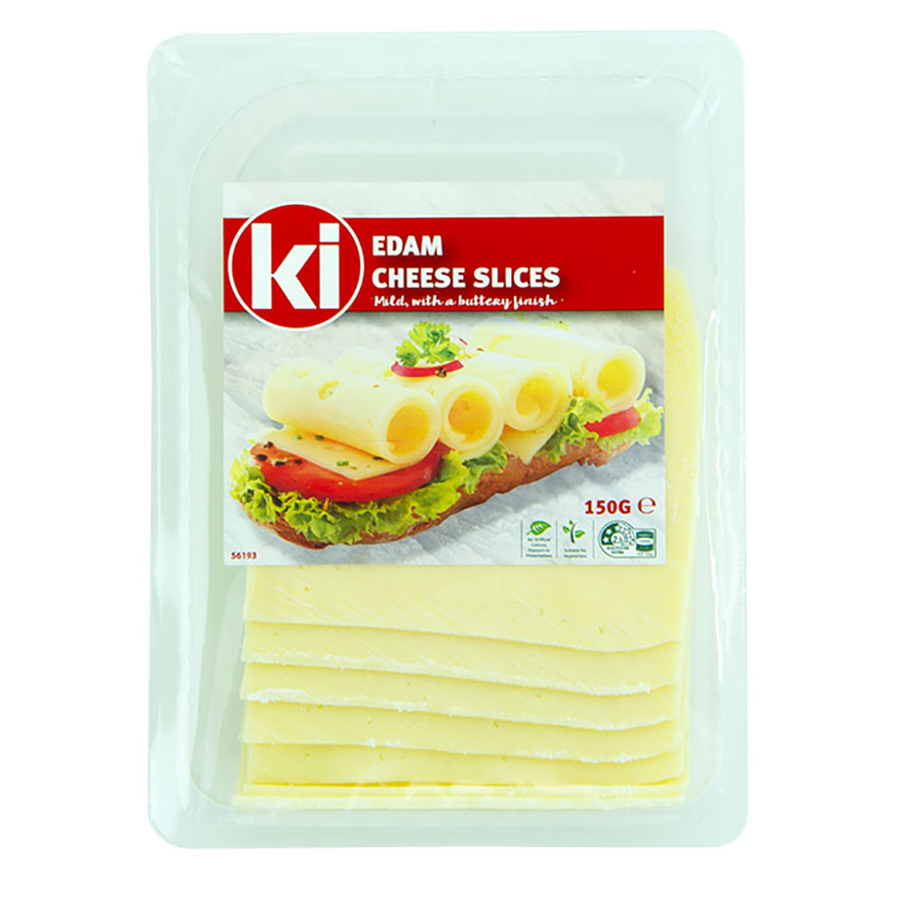 kebia 105 edam slices 8 x 150g [B]