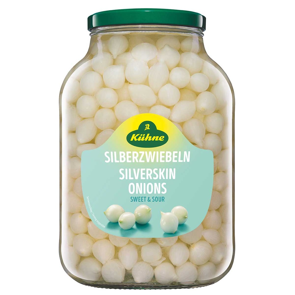 kuhne 41053 pickled onions 4 x 2650ml [B]