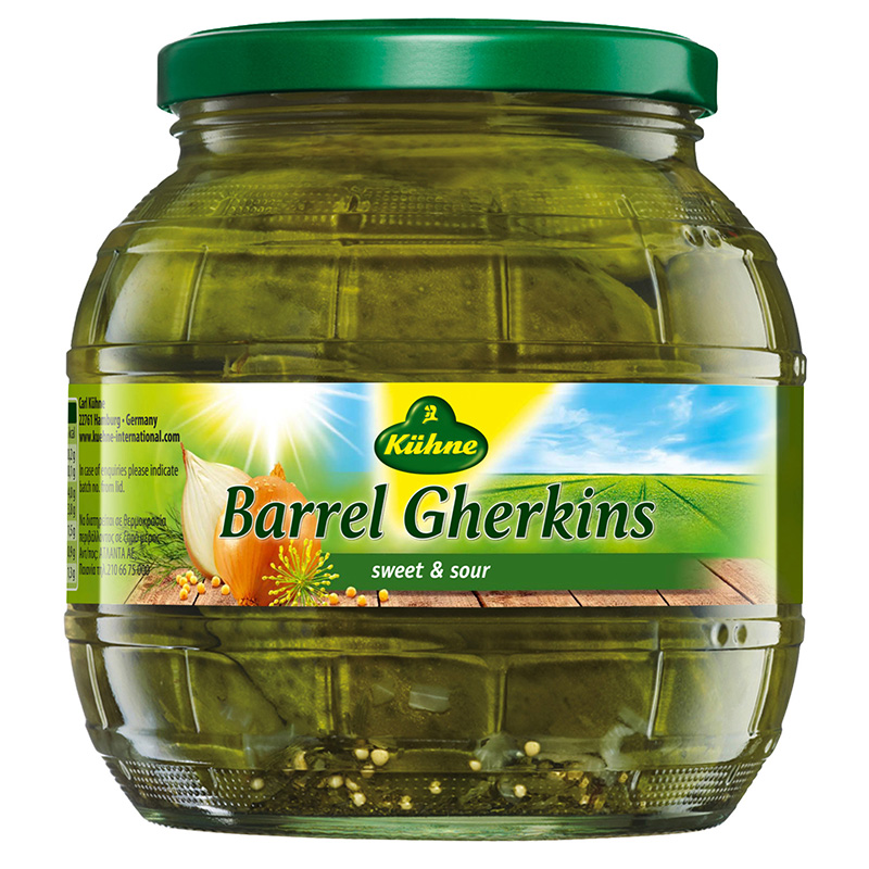 kuhne 40560 barrel pickles 6x1062ml [B]