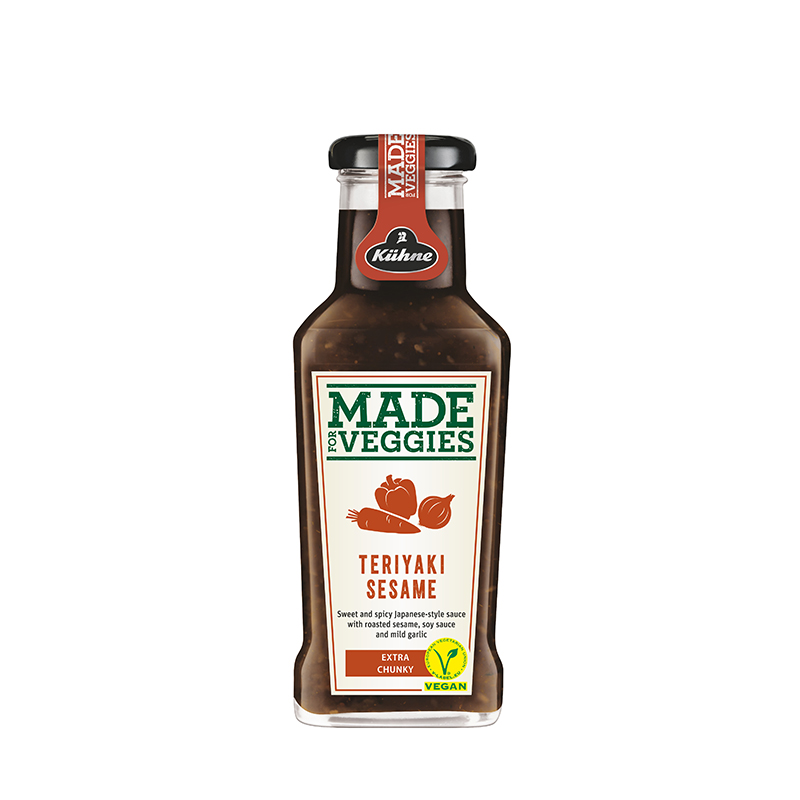 kuhne 37908 MFM veggie teriyaki sauce 8 x 235ml[B]