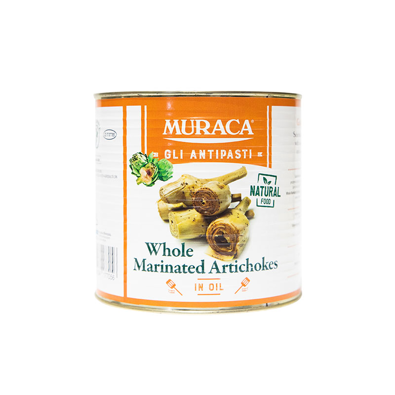 muraca artichokes stem in oil (ROMANA) 2.650kg[U]