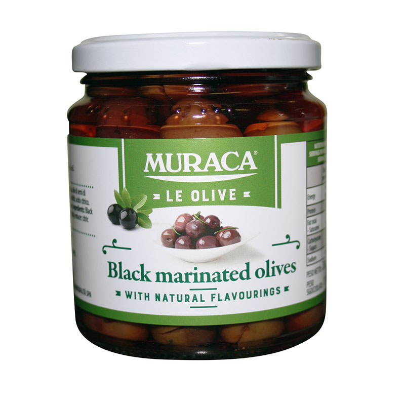 muraca olives black marinated 12x280g[B]