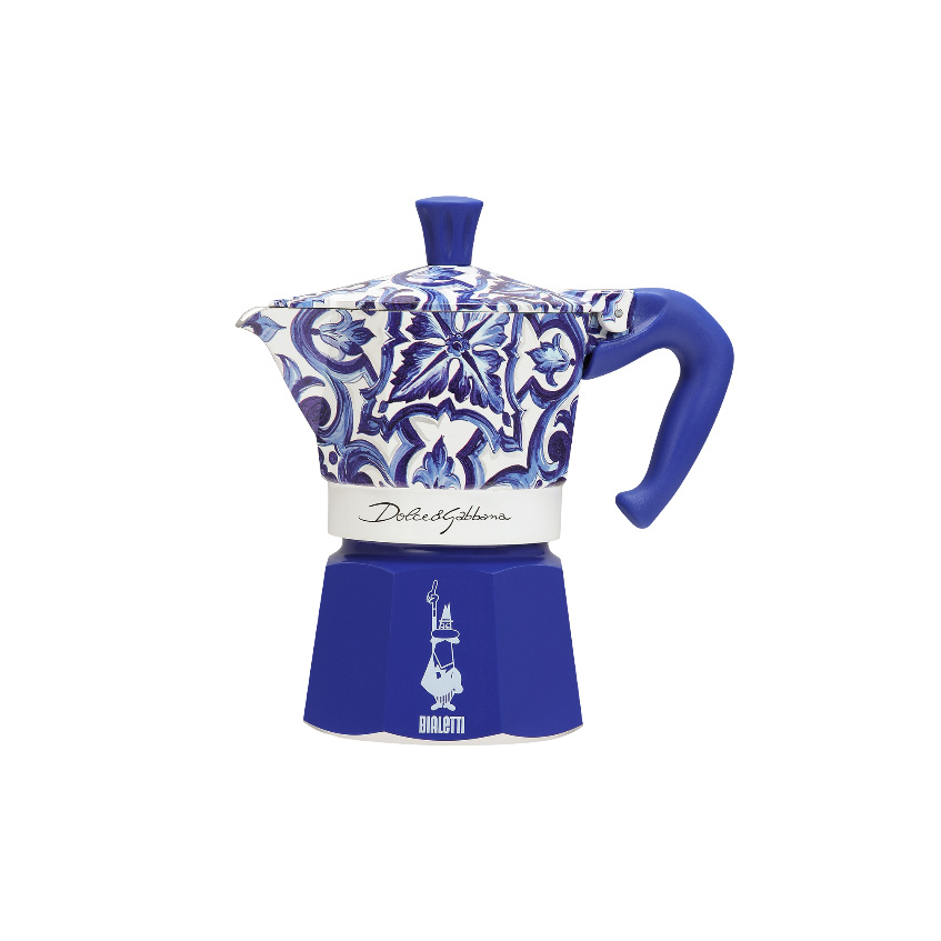 bialetti 5345 moka D&G Blue 3 cup* [U]