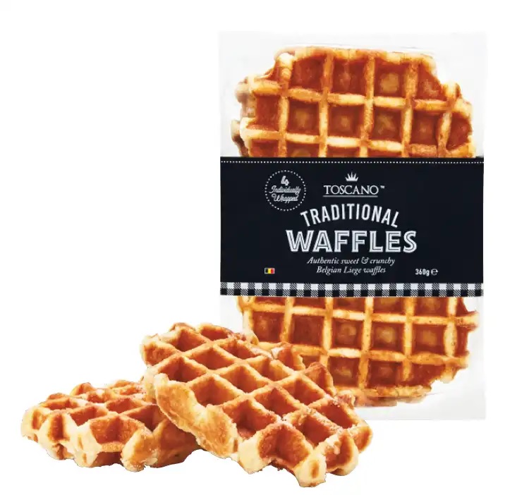 Belgium Waffles Toscano  90g x 32