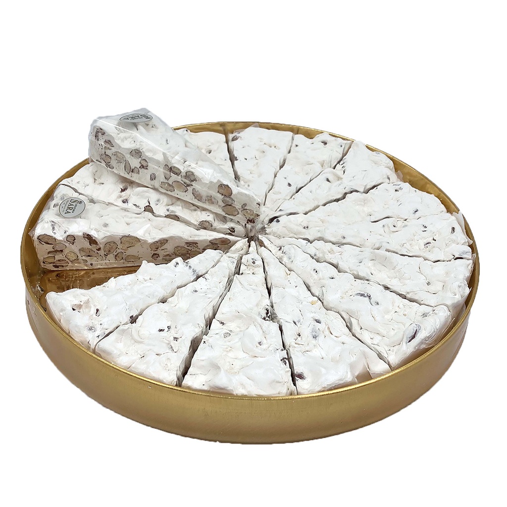 dolciaria sara hard nougat cake - almond 16x125g [B]