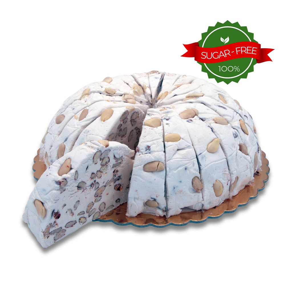 dolciaria sara morbidosa roma round torrone cake SUGAR FREE - almond 3kg [B]