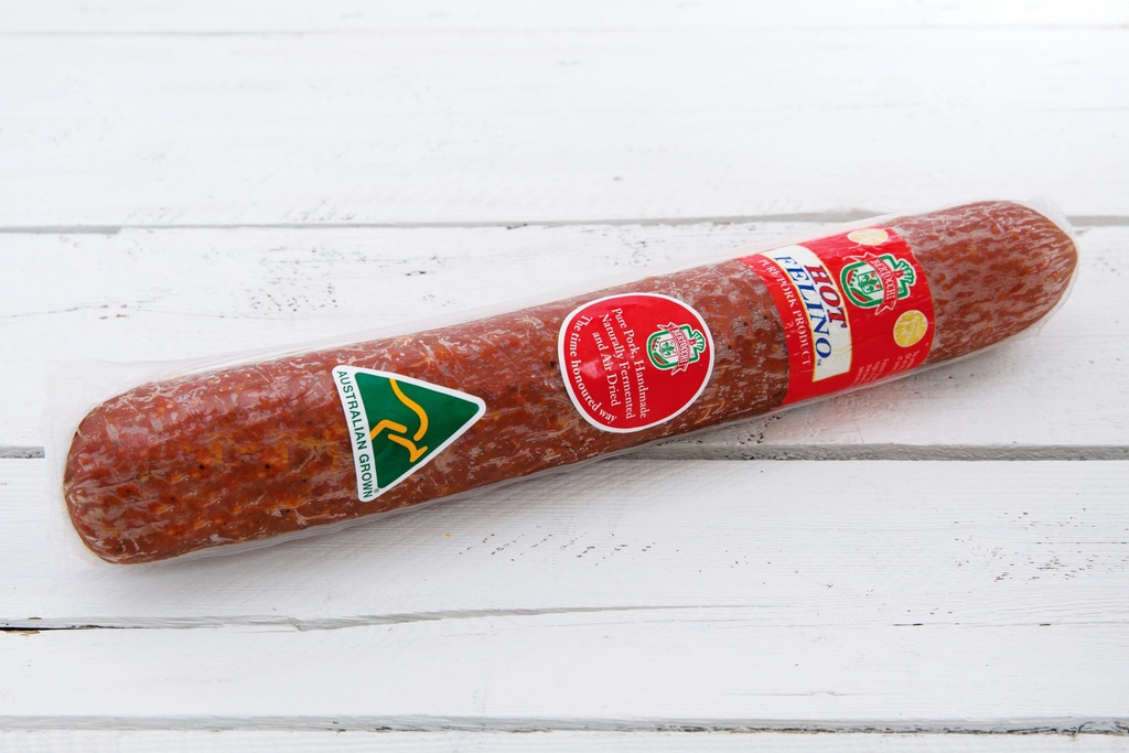 BERTOCCHI FELINO SALAMI HOT KG (approx. 1kg)