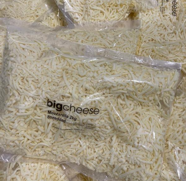 Big Cheese Shredded Mozzarella 2kg