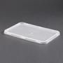 CAPRI PLASTIC RECTANGULAR CONTAINER LIDS X 50